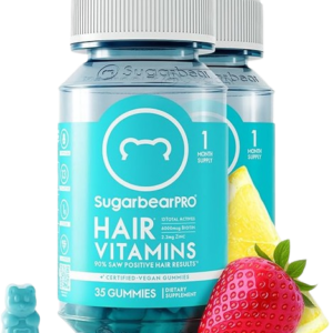 Sugar Bear Hair Vitamins Gummies – Hair Growth & Beauty Support - Pack of 2